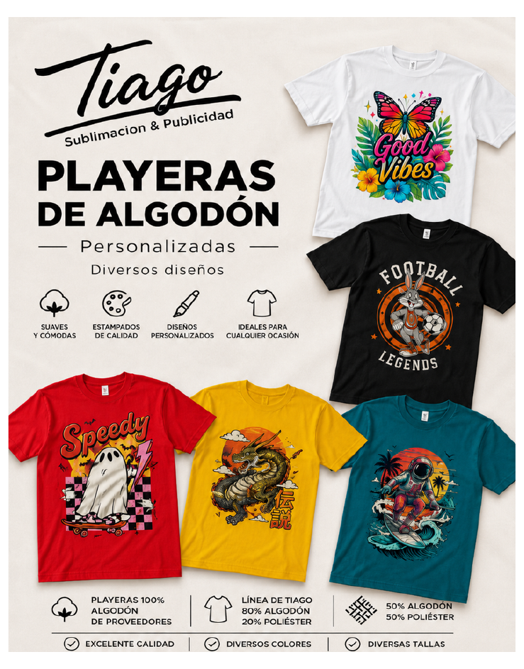 Playeras personalizadas