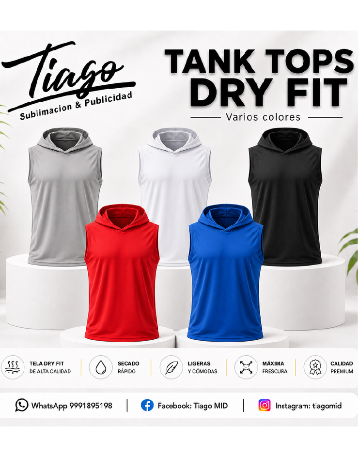 Tank top dry fit